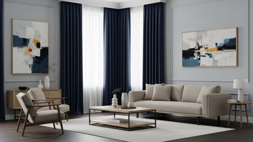 NAVY BLUE — Cool and Rich Contrast