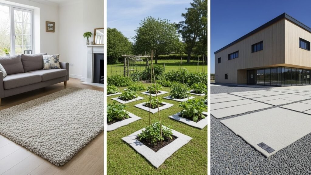 Applications of Wool Mats Home, Garden, and Building