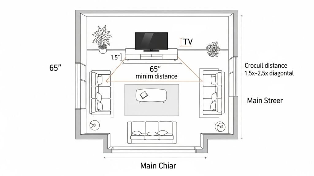 Balancing the Room Layout and Seating