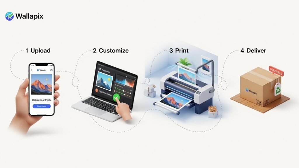 How Wallapix Works: From Uploading Your Photo to Final Delivery