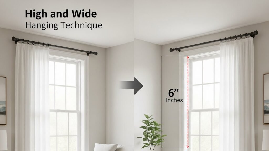 How to Hang Curtains for Visual Impact