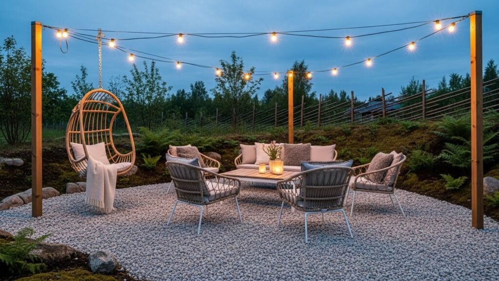 Scandinavian Gravel Patio