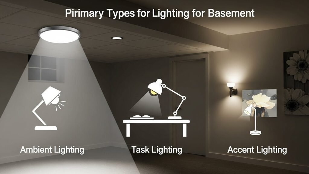 Types of Lighting for Basement Spaces