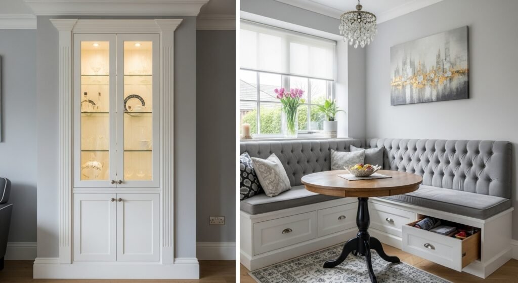 Types of Built In Dining Room Cabinet Structures