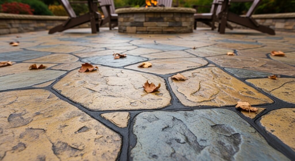 Design Idea 8: Stamped, Stained, and Textured Overlays