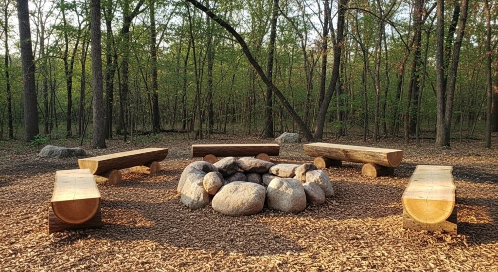 Fire Pit Designs: Rustic and Naturalistic