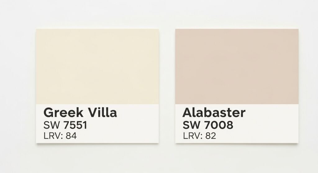 Light Reflectance Value (LRV) Comparison