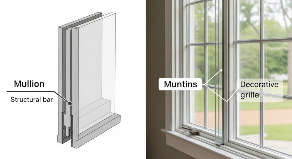 Mullions vs. Muntins