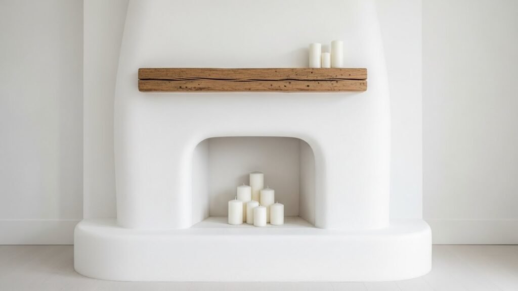 Plaster Fireplace Design