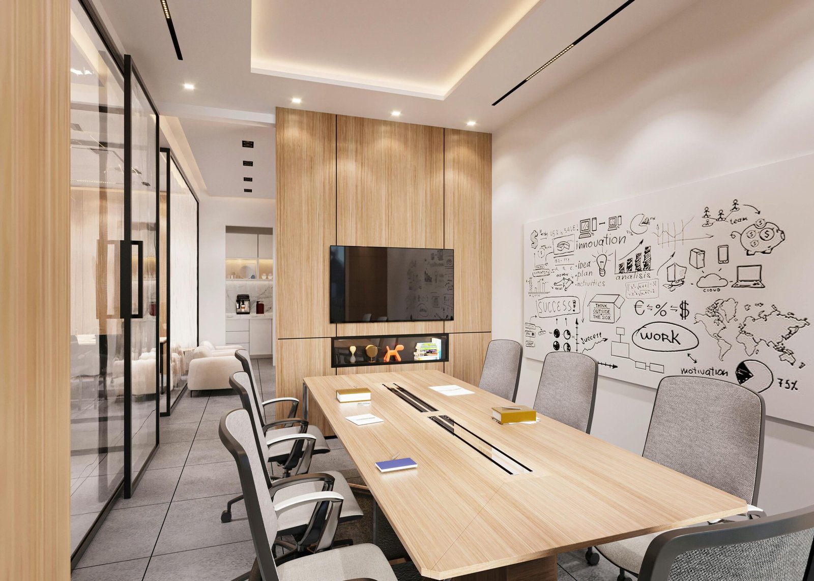 Modern Office showing the modern Design.