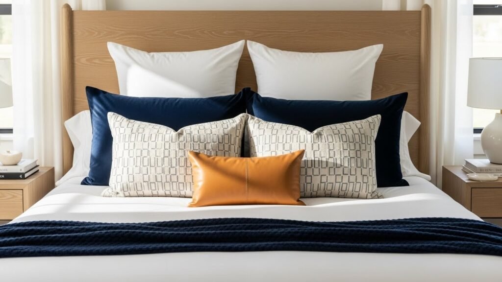 5 Queen Bed Pillow Arrangement Formulas How to Create a Designer Look and Everything You Need to Know