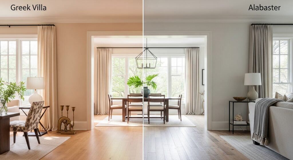 How to Choose the Perfect White Everything You Need to Know About Greek Villa vs Alabaster