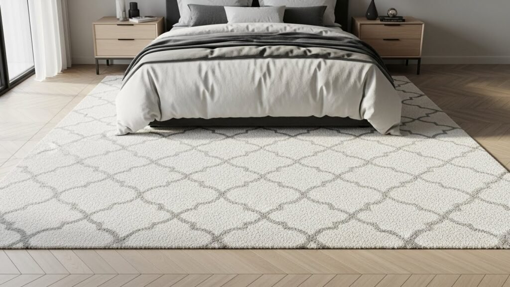 What Size Rug Under King Bed Everything You Need to Know About Sizing & Placement