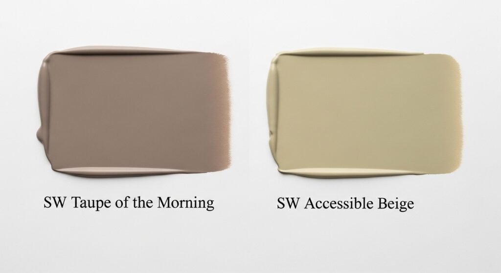 Comparative Analysis: Taupe of the Morning vs. Popular Neutrals