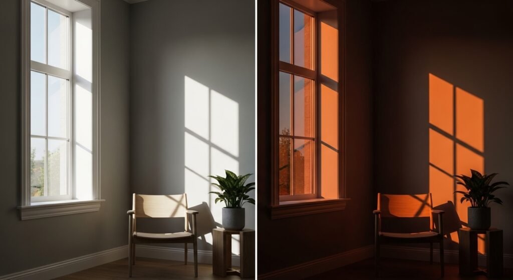 How Lighting Transforms Warm Gray